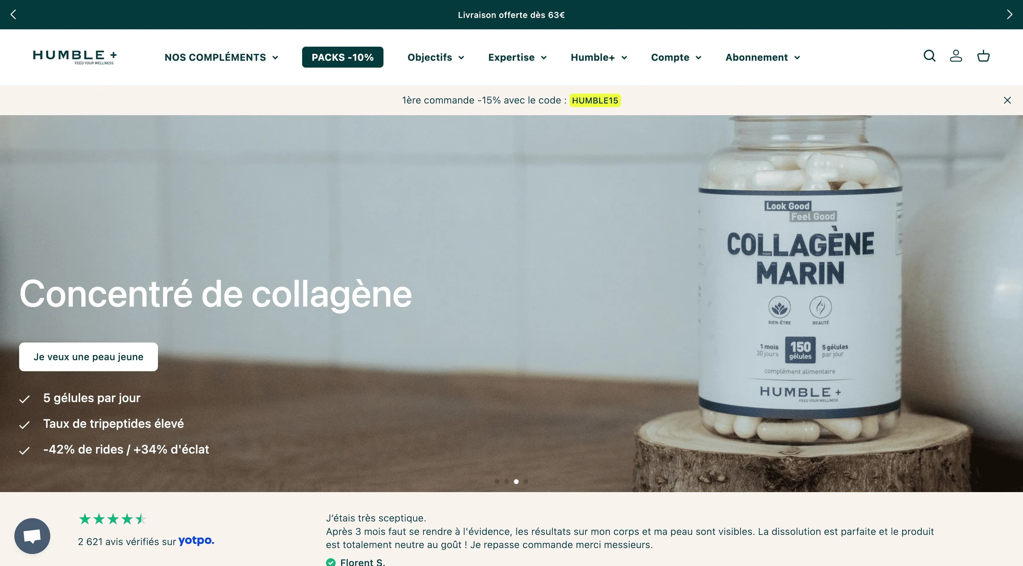 Page produit sans PlayShorts